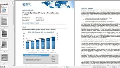 دانلود گزارش Worldwide Big Data and Analytics Software Forecast, 2018–2021 خرید گزارش IDC دانلود گزارش IDC.com تهیه جديدترين گزارشهای IDC
